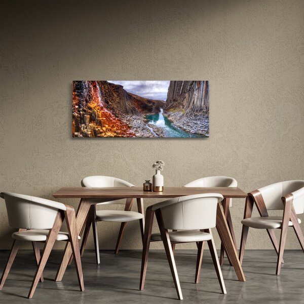 Tablou - Canionul Studlagil (120x50 cm)