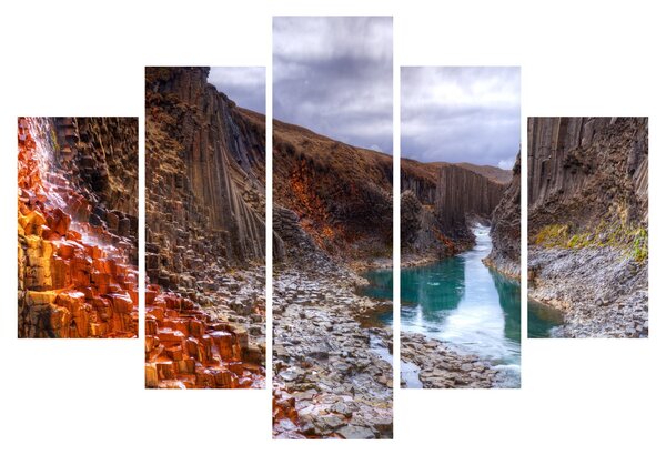 Tablou - Canionul Studlagil (150x105 cm)