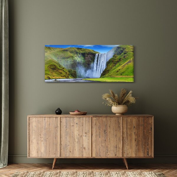 Tablou - Cascada Seljalandsfoss (120x50 cm)