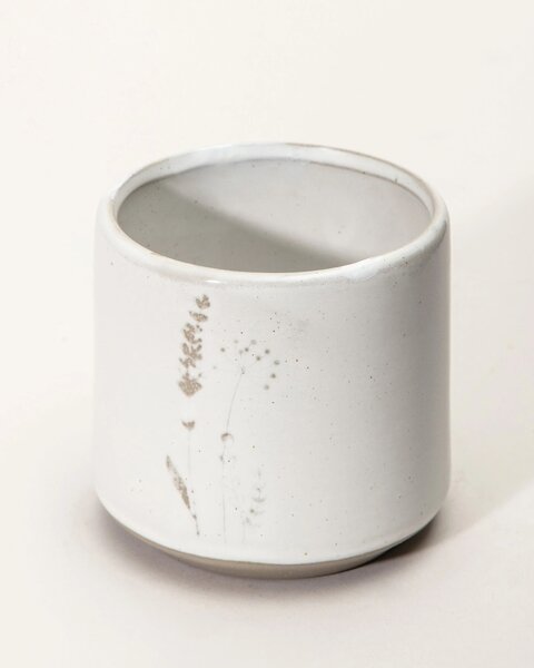 Ghiveci decorativ Botanic White II 10x10x10 cm