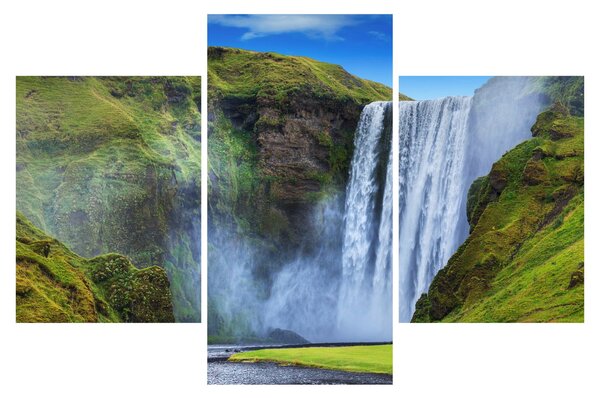 Tablou - Cascada Seljalandsfoss (90x60 cm)
