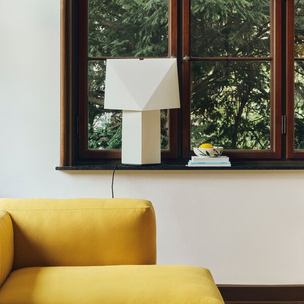 Lampă de masă HAY, Aplat, Alb, Camera de zi, Hârtie / Carton, Modern