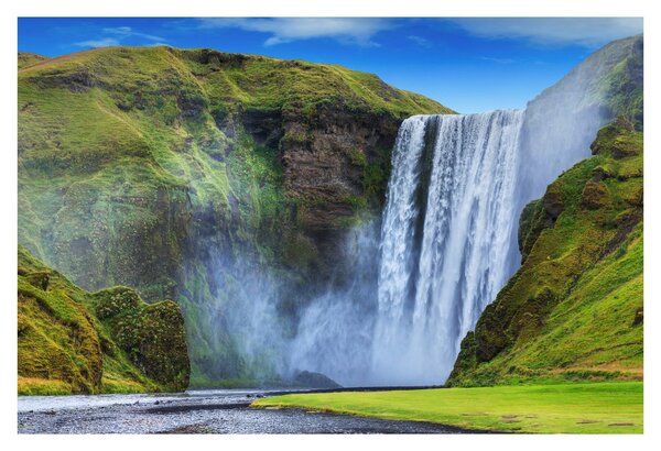 Tablou - Cascada Seljalandsfoss (90x60 cm)