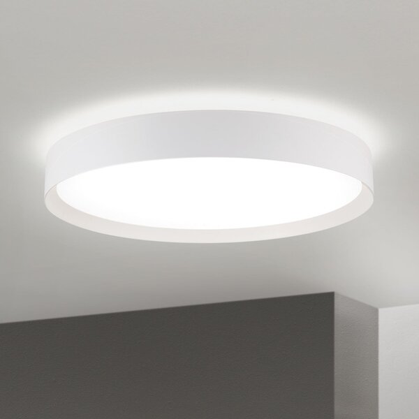 ORION Plafonieră LED VARIO, Ø 60 cm, alb, metal, CCT, dimabil, reglabil, Alb, Camera de zi / sufragerie, Metal, Modern