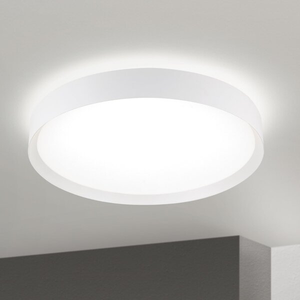 ORION Plafonieră LED VARIO, Ø 60 cm, alb, metal, CCT, dimabil, reglabil, Alb, Camera de zi / sufragerie, Metal, Modern