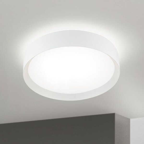 ORION Plafonieră LED VARIO, Ø 40 cm, alb, metal, CCT, dimabil, reglabil, Alb, Camera de zi / sufragerie, Metal, Modern