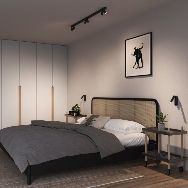 Wever & Ducré Lighting WEVER DUCRÉ Spot LED pentru tavan Ceno 6.0, negru, 2.700 K, reglabil, Negru, Camera de zi / sufragerie, Modern