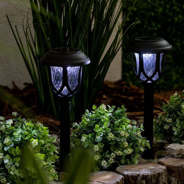 Lampa solara LED VR200, 5500-6000K, 1W, 50 lm, senzor amurg, IP44, baterie 600 mAh 1.2V