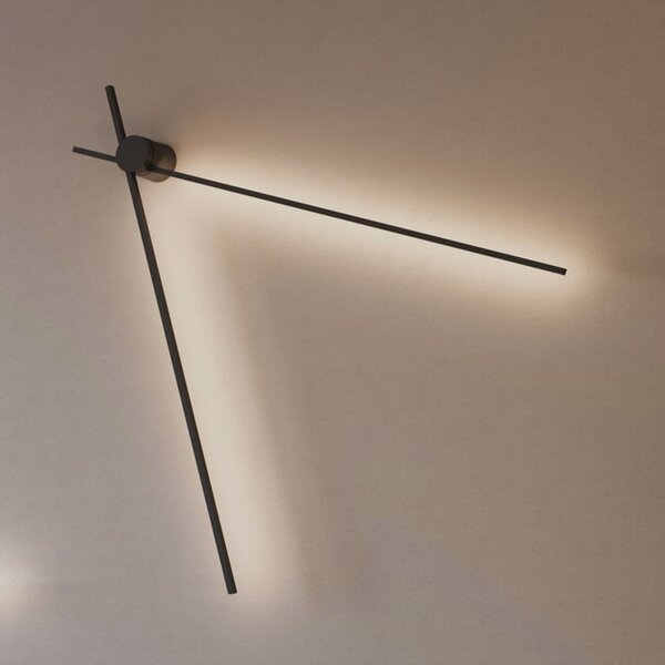 Wever & Ducré Lighting WEVER DUCRÉ Plafonieră LED Fil Spin 1.0 negru 927, reglabil, Negru, Camera de zi / sufragerie, Aluminiu, Modern