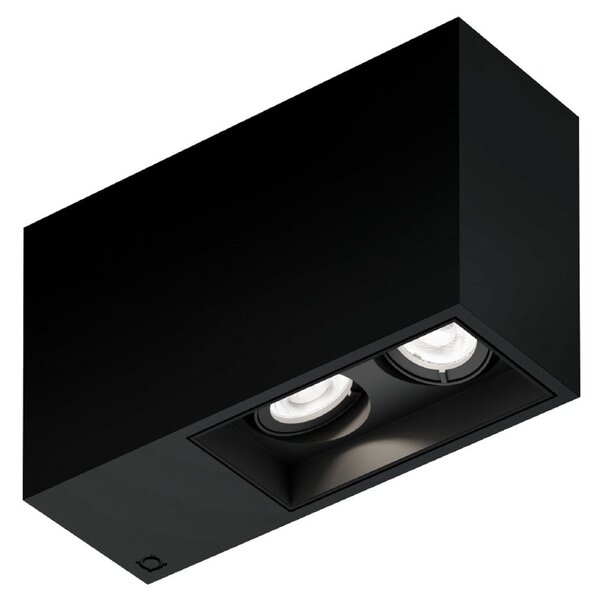 Wever & Ducré Lighting WEVER DUCRÉ LED Downlight Plano petit 2.0 negru 927 dimabil, reglabil, Negru, Hol, Aluminiu, Modern