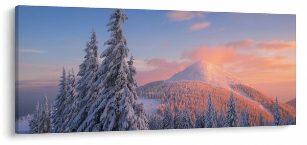 Tablou - Peisaj de iarnă (120x50 cm)