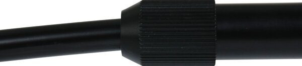 Steinhauer Lampadar de podea cu arc Sparkled Light negru/negru-auriu, 240 cm, reglabil, Negru, Camera de zi / sufragerie, Metal, Modern, Umbră de masă