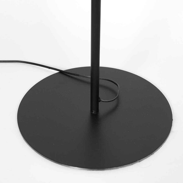 Steinhauer Lampadar Bloeba, negru/maro, înălțime 165 cm, plută, reglabil, Maro / Rugină, Camera de zi / sufragerie, Metal, Modern