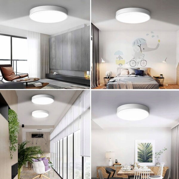 PANOU LED rotund alb 42W