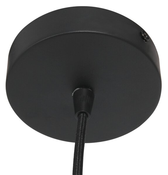 Steinhauer Lampă suspendată Sparkled Light, maro, Ø 50 cm, plută, reglabil, Maro / Rugină, Camera de zi / sufragerie, Altele, Modern