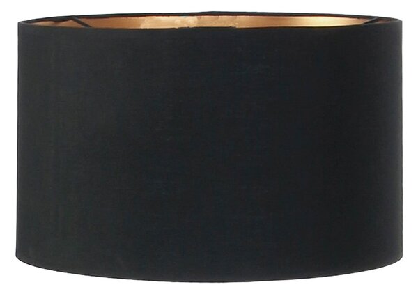 Steinhauer Lampa de masă Stang 3984ZW, chintz negru/negru-auriu, 55 cm, reglabil, Negru, Camera de zi / sufragerie, Țesătură / Textil, Modern