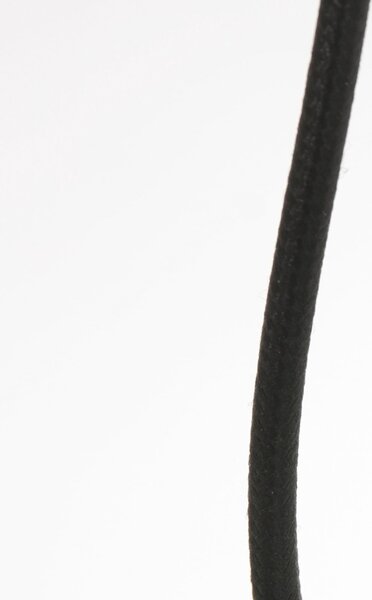 Steinhauer Lampa de masă Stang, negru/maro, înălțime 51 cm, plută, Negru, Camera de zi / sufragerie, Metal, Modern