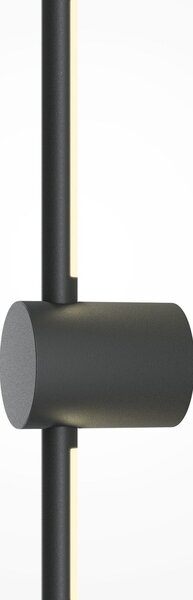 Maytoni Aplică de perete LED Light stick, negru, înălțime 90 cm, Negru, Camera de zi / sufragerie, Aluminiu, Modern