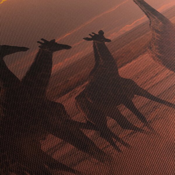 Tablou - Girafe în savana africană (90x60 cm)