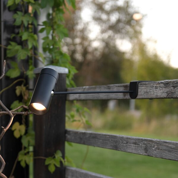 Konstsmide Lampă de masă cu LED și baterie Multi, negru, înălțime 30 cm, IP54, reglabil, Negru, Camera de zi / sufragerie, Aluminiu, Modern