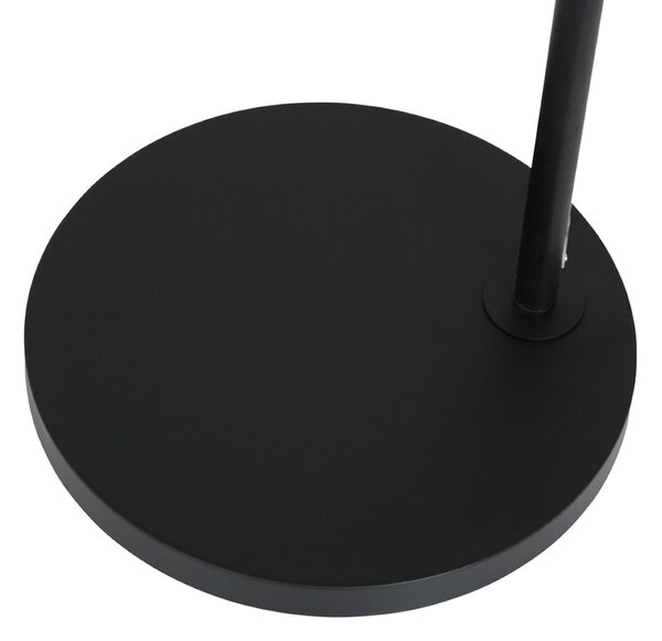 Steinhauer Lampadar Prestige Chic negru/maro, înălțime 250 cm, plută, reglabil, Negru, Camera de zi / sufragerie, Metal