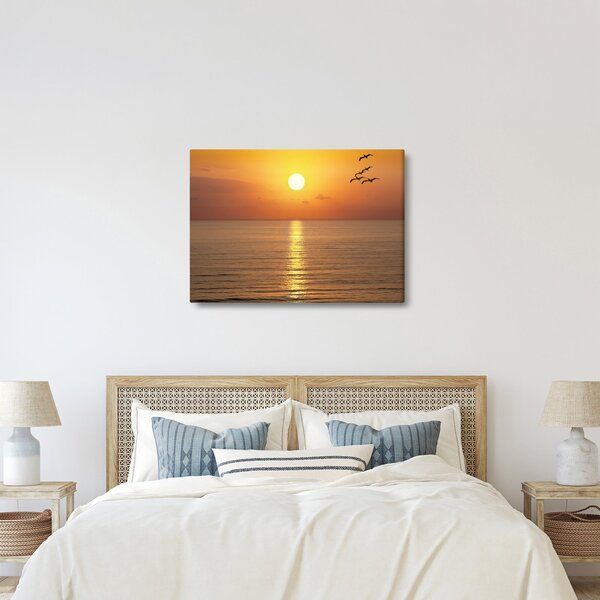Tablou - Apus de soare peste ocean (70x50 cm)