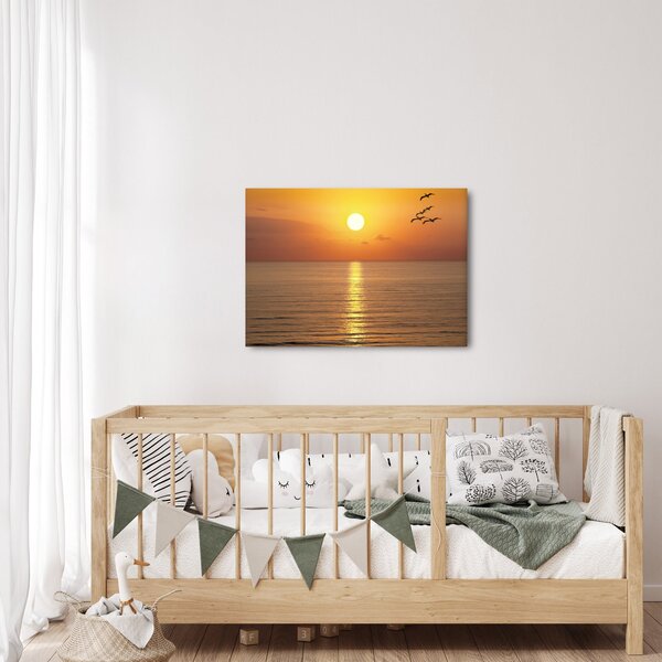 Tablou - Apus de soare peste ocean (70x50 cm)