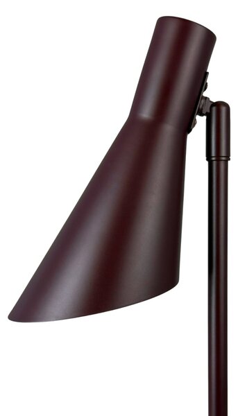 Dyberg Larsen Lampă de masă DL12 Mini, maro, E14, metal, Maro / Rugină, Camera de zi / sufragerie, Metal, Scandinavă