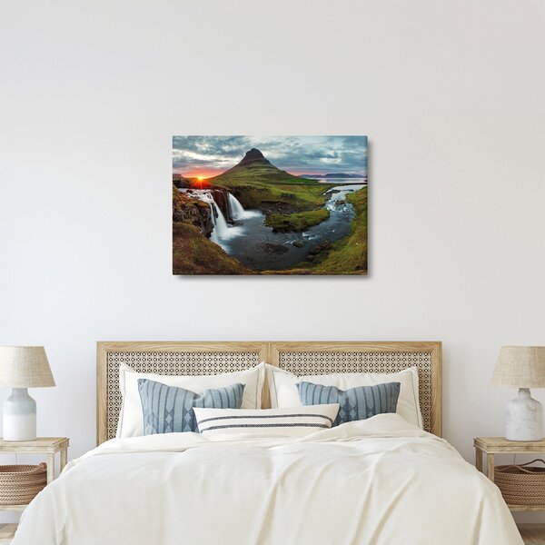 Tablou - Kirkjufell la apus (70x50 cm)