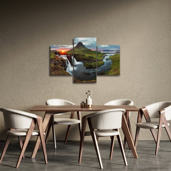 Tablou - Kirkjufell la apus (90x60 cm)