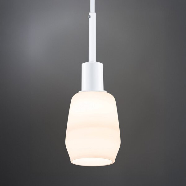 Paulmann URail DecoSystems Lampă suspendată, alb semnal, metal, reglabil, Alb, Camera de zi / sufragerie, Metal, Modern