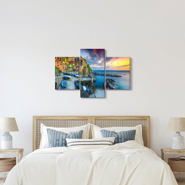 Tablou - Satul mediteranean (90x60 cm)