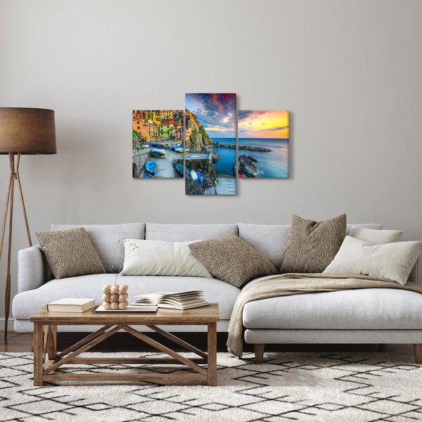 Tablou - Satul mediteranean (90x60 cm)
