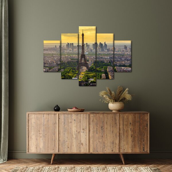 Tablou - Panorama Parisului (150x105 cm)