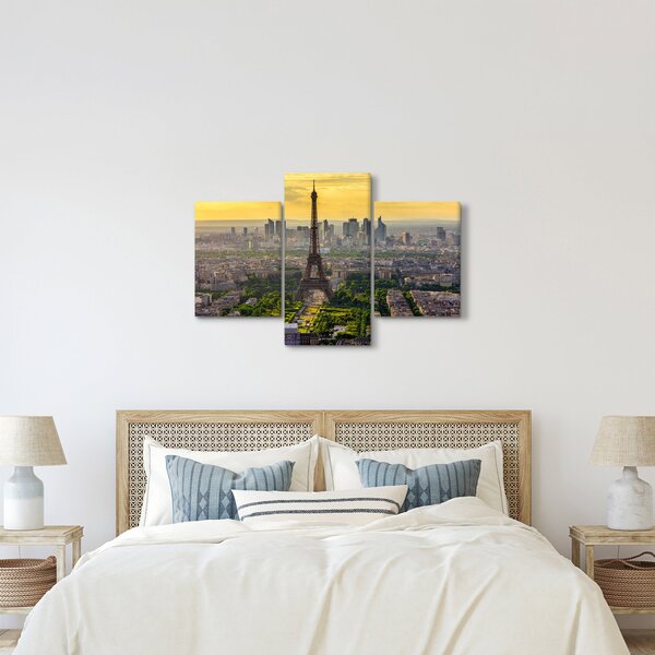 Tablou - Panorama Parisului (90x60 cm)