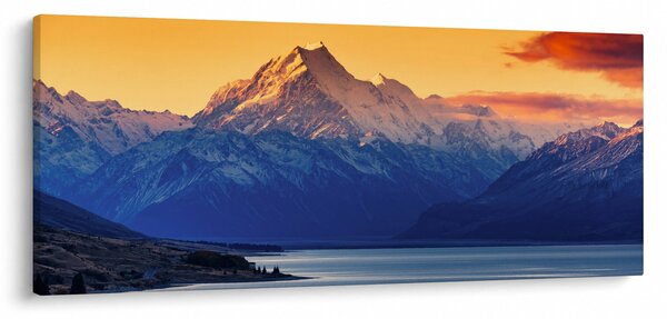 Tablou - Lacul Pukaki (120x50 cm)