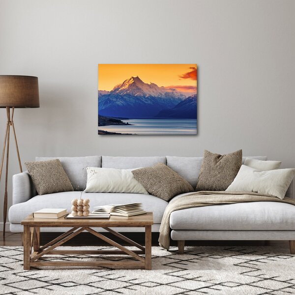 Tablou - Lacul Pukaki (70x50 cm)