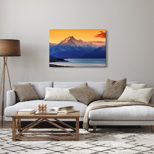Tablou - Lacul Pukaki (90x60 cm)
