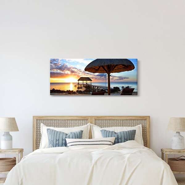 Tablou - Apus de soare în Mauritius (120x50 cm)