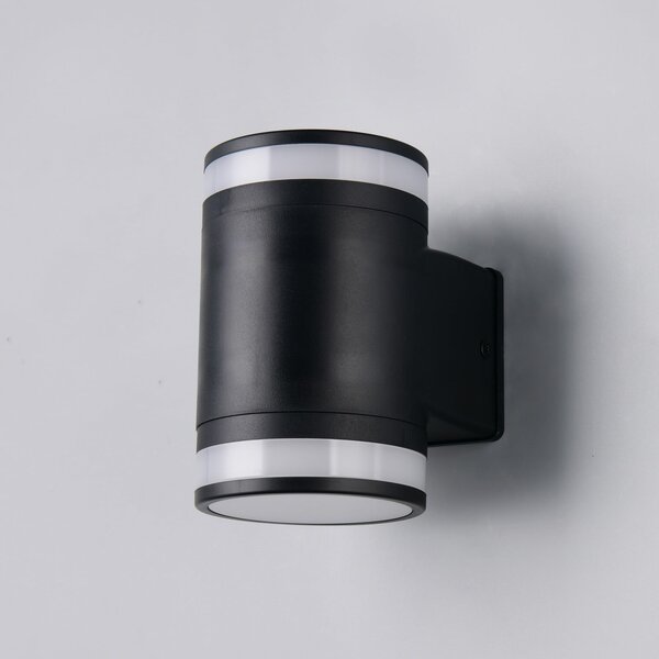 Reality Leuchten Lampă LED pentru exterior Cusco, negru, înălțime 14 cm, IP44 GX53-LED, Negru, Plastic