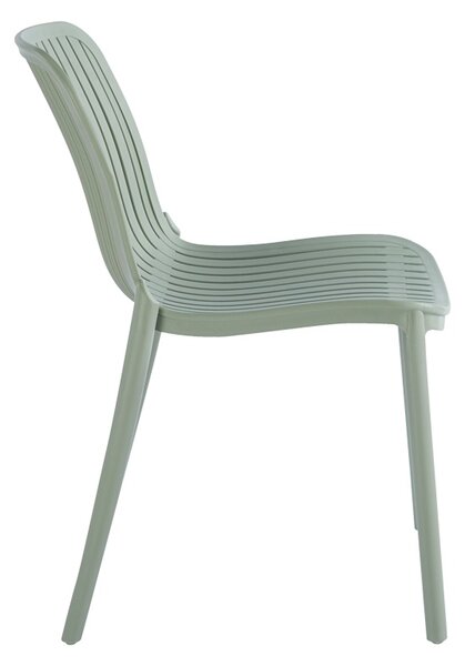 Scaun de gradina stivuibil, Teragi, Mint, 43.5x58x82 cm