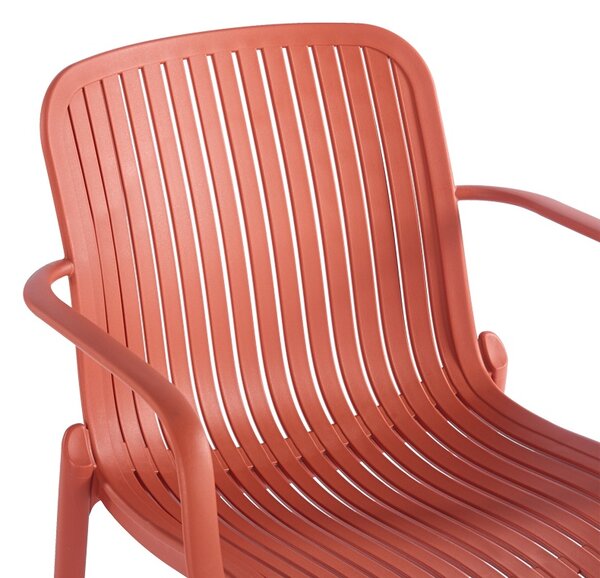 Scaun de gradina Stivuibil, Teragi, Terracotta, 57x59x82 cm