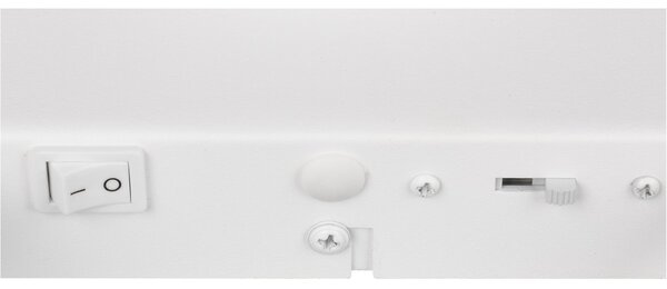Trio Lighting Aplică de perete LED Arola, alb mat, lățime 17 cm, metal, reglabil, Alb, Camera de zi / sufragerie, Metal, Modern