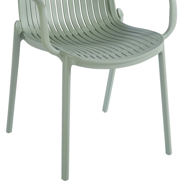 Scaun de gradina stivuibil, Teragi, Mint, 57x59x82 cm