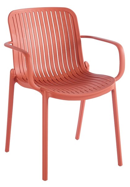 Scaun de gradina Stivuibil, Teragi, Terracotta, 57x59x82 cm