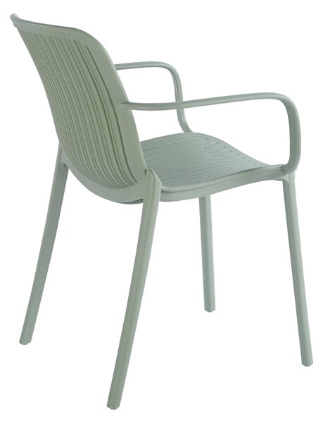 Scaun de gradina stivuibil, Teragi, Mint, 57x59x82 cm
