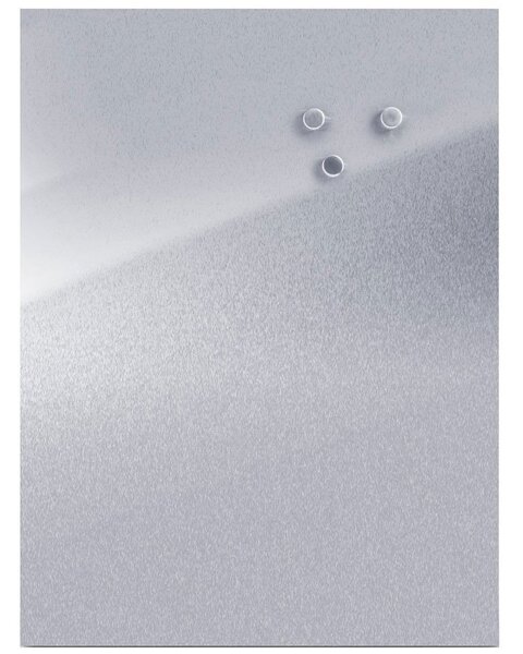 Tablă magnetică pentru notițe INOX + 3 magneți, 60x80 cm, ZELLER