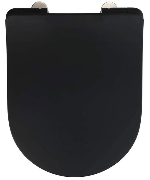 Scaun de toaletă Sedilo, duroplast, negru, WENKO