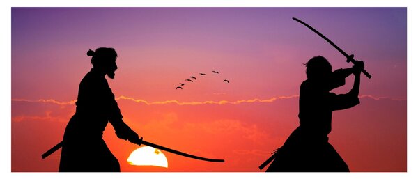 Tablou - Samurai (120x50 cm)