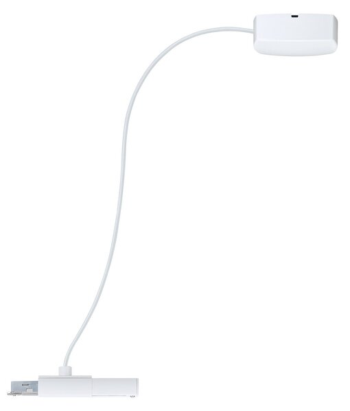 Paulmann URail alimentator de cablu, alb semnal, 200 cm, Alb, Plastic